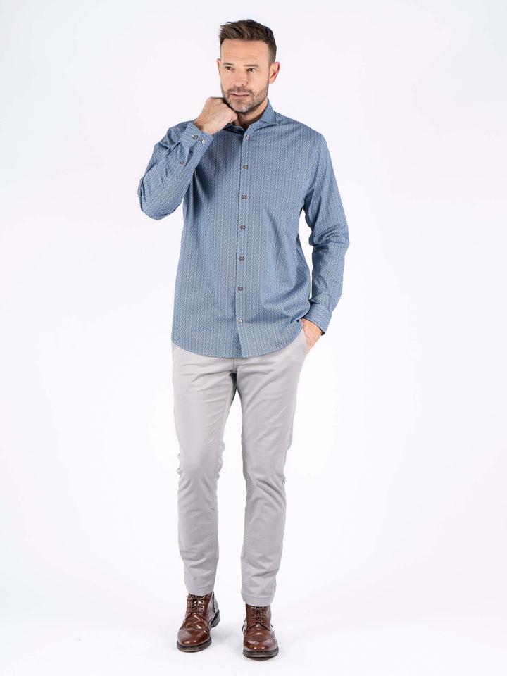 Pre End Sorrento Casual Shirt Classic Blue