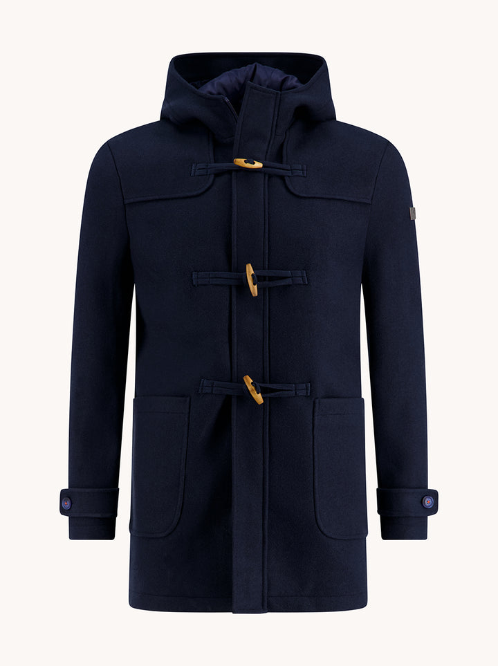 A Fish Named Fred Duffle Coat Navy