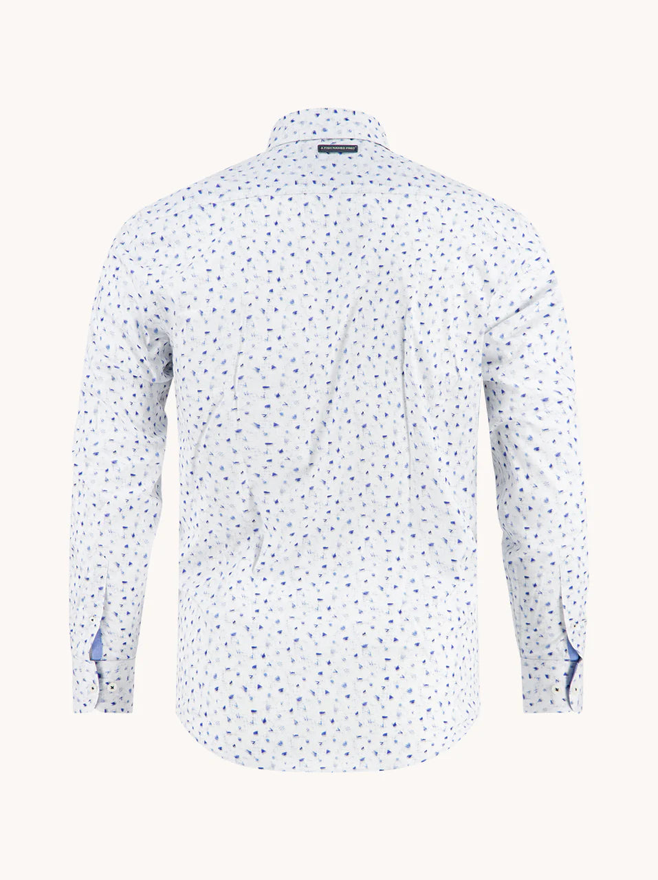 A Fish Named Fed Shirt Sketch Classic blue