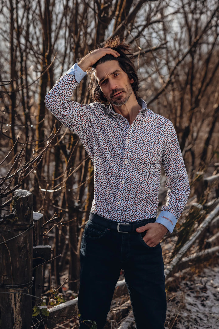 A Fish Named Fed Shirt Rounds Navy