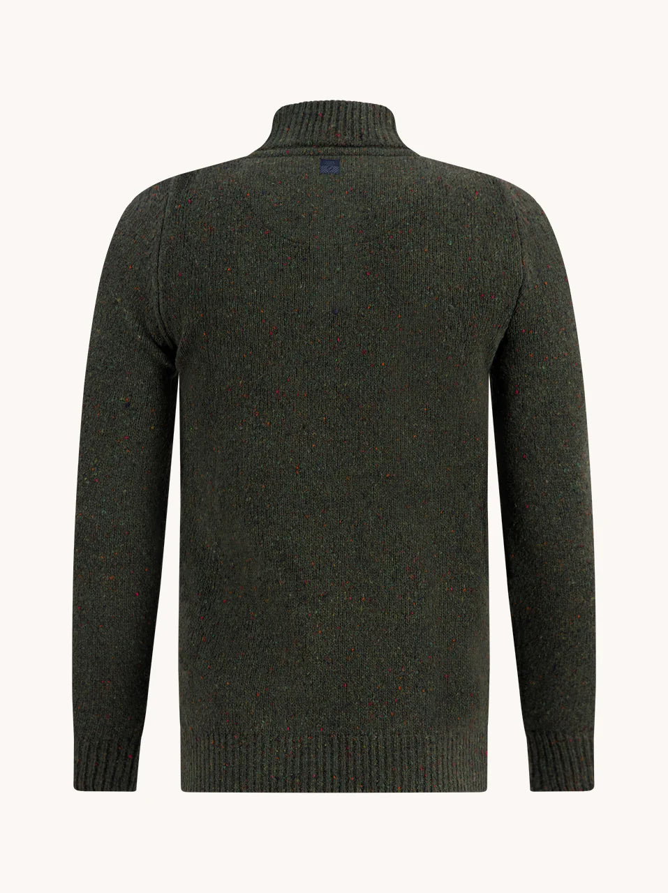 A Fish Named Fred Knitted Jumper Hedge Green