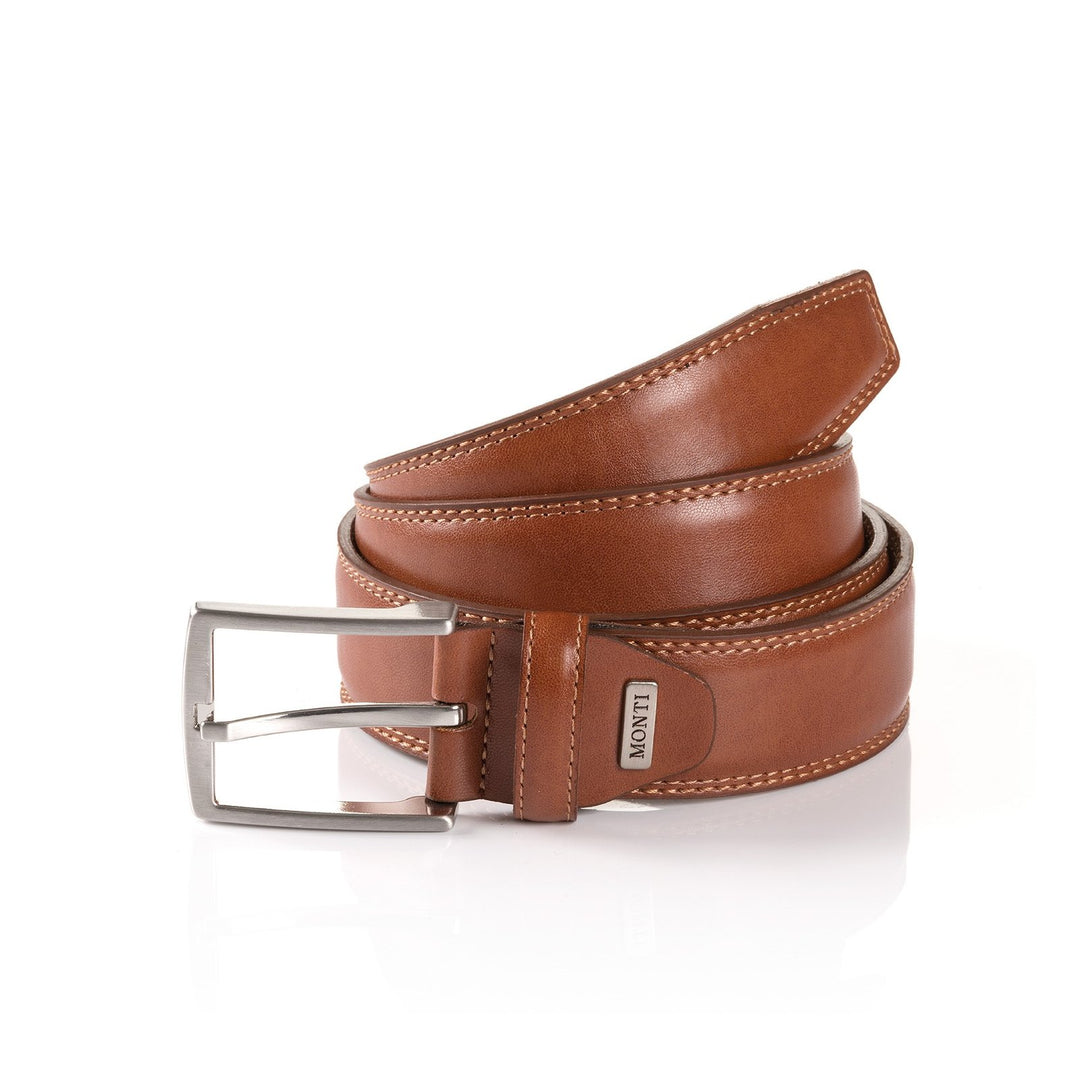 Monti Leather Belt Tan
