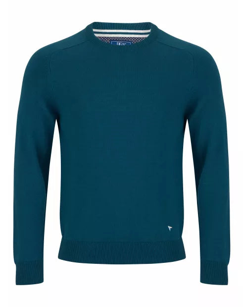 DG's Drifter Blue Long Sleeve Crew Neck Sweater