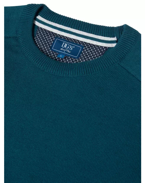 DG's Drifter Blue Long Sleeve Crew Neck Sweater