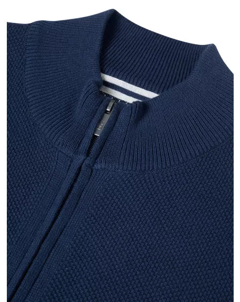 DG's Drifter Full Zip Sweater Dark Blue