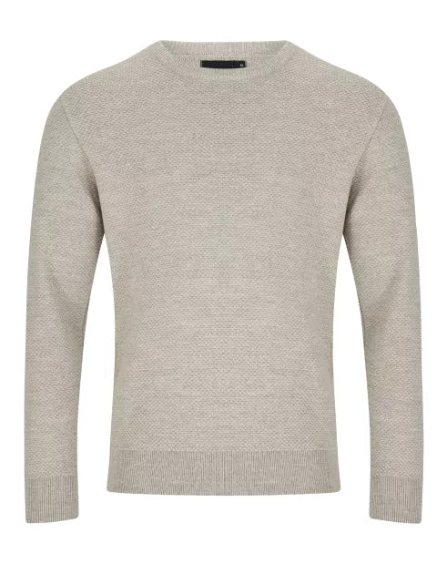 Remus Uomo Crew Neck Sweater Stone