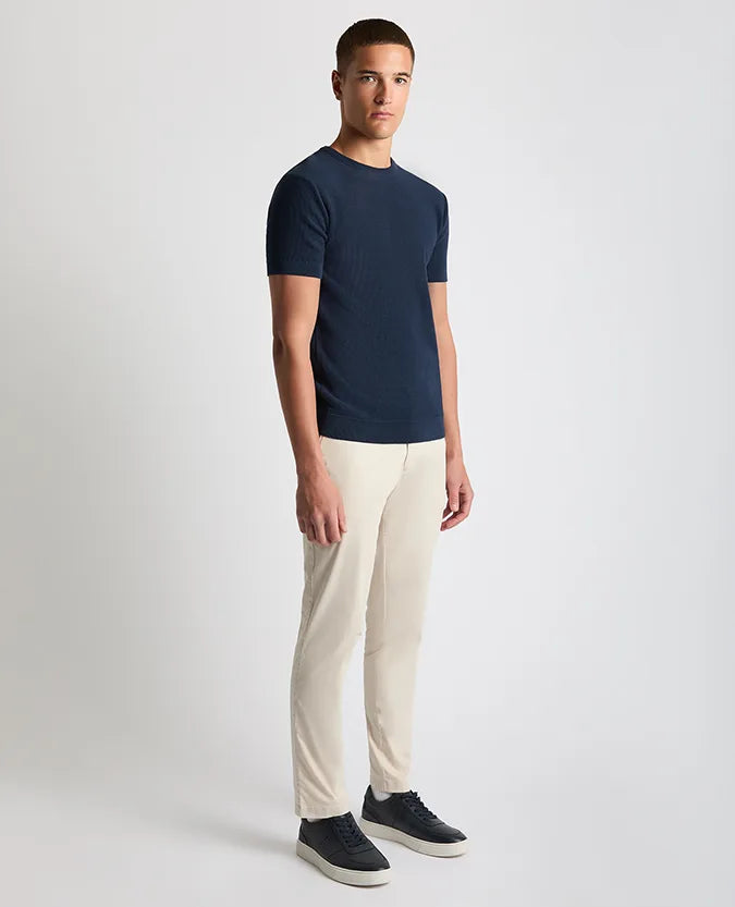 Remus Uomo Crew Neck Short Sleeve Top Navy