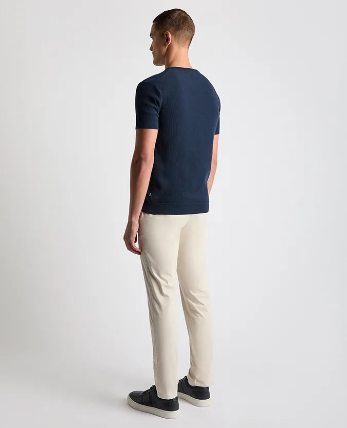 Remus Uomo Crew Neck Short Sleeve Top Navy