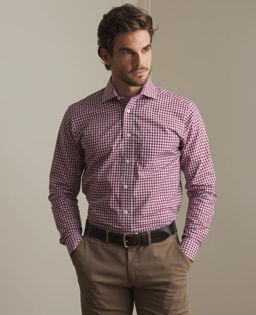 Magee Tullagh Shirt Red Gingham image 0