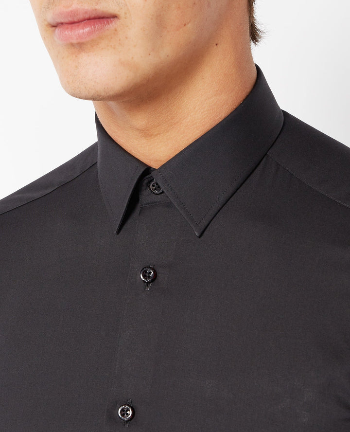 Remus Uomo Rome Ashton Slim Fit Shirt Black image 3