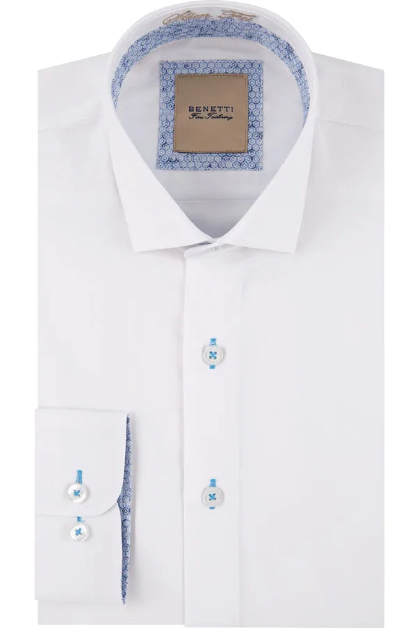 Benetti Boys Formal Shirt White image 1