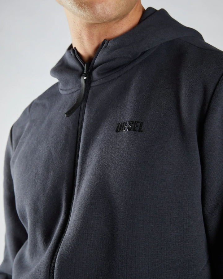 Diesel Esteban Full Zip Hood Carbon Grey image 4