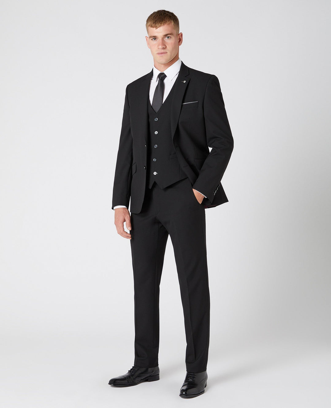 Remus Uomo Palucci Tapered Jacket Black