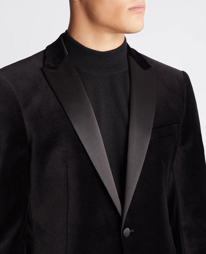 Remus Uomo Black Monti Velvet Jacket