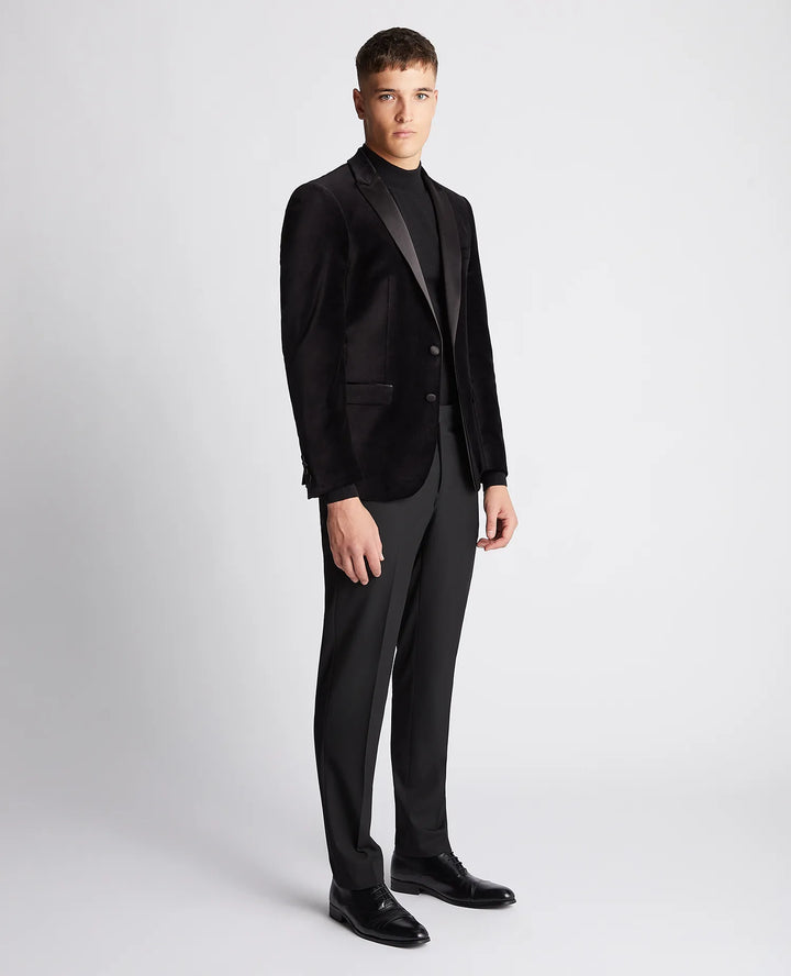 Remus Uomo Black Monti Velvet Jacket