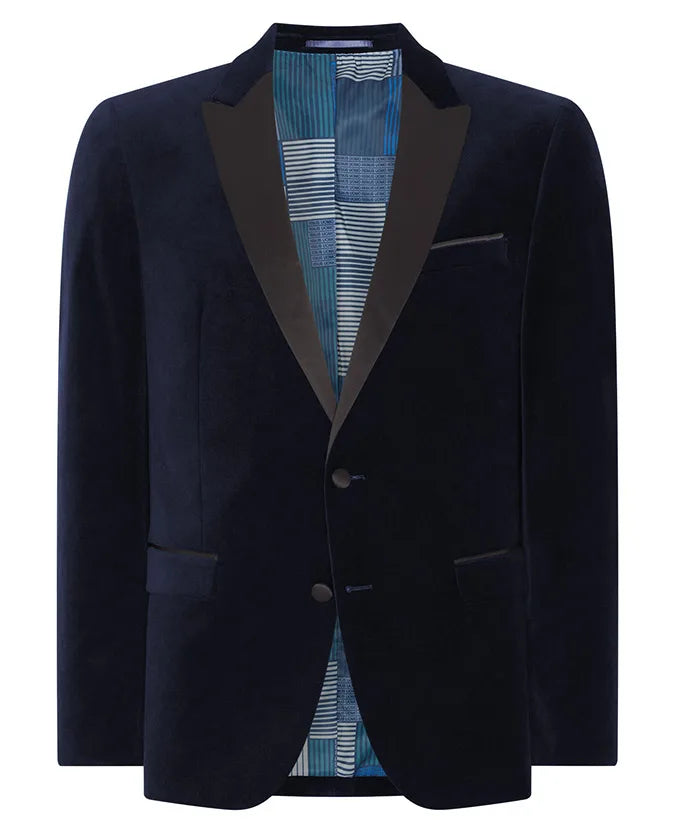 Remus Uomo Monti Velvet Jacket Navy