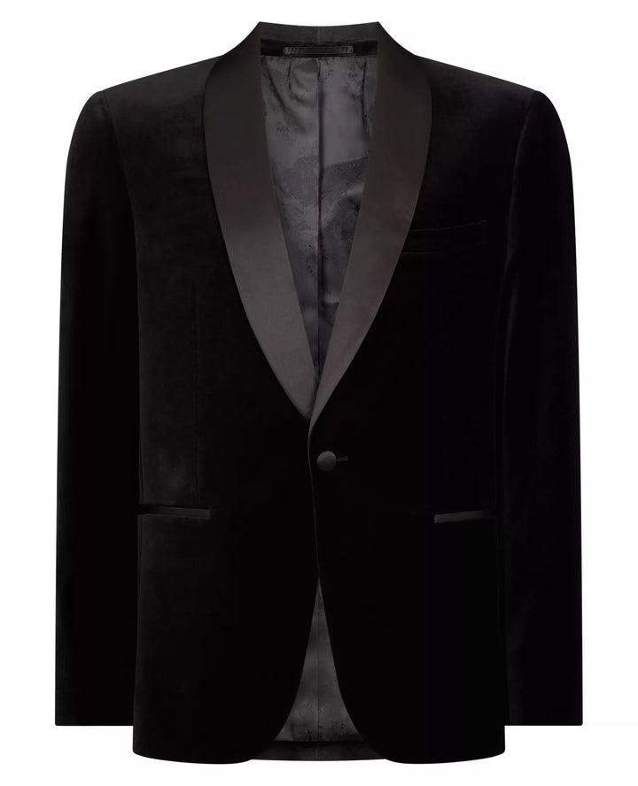 Remus Uomo Black Romeo Velvet Jacket Black