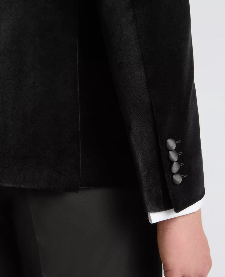 Remus Uomo Black Romeo Velvet Jacket Black