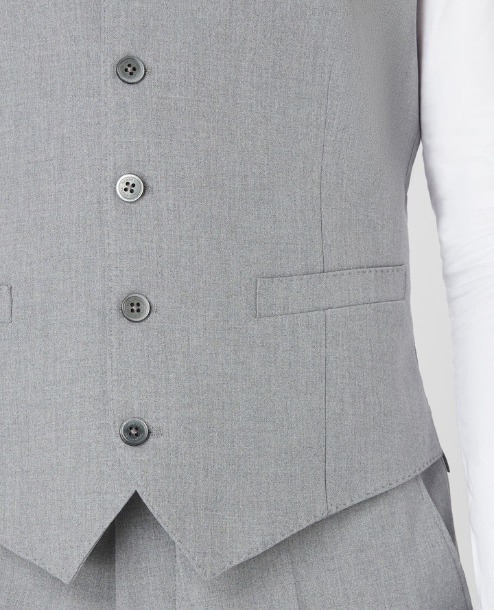Remus Uomo Palucci Mix & Match Tapered Waistcoat Grey