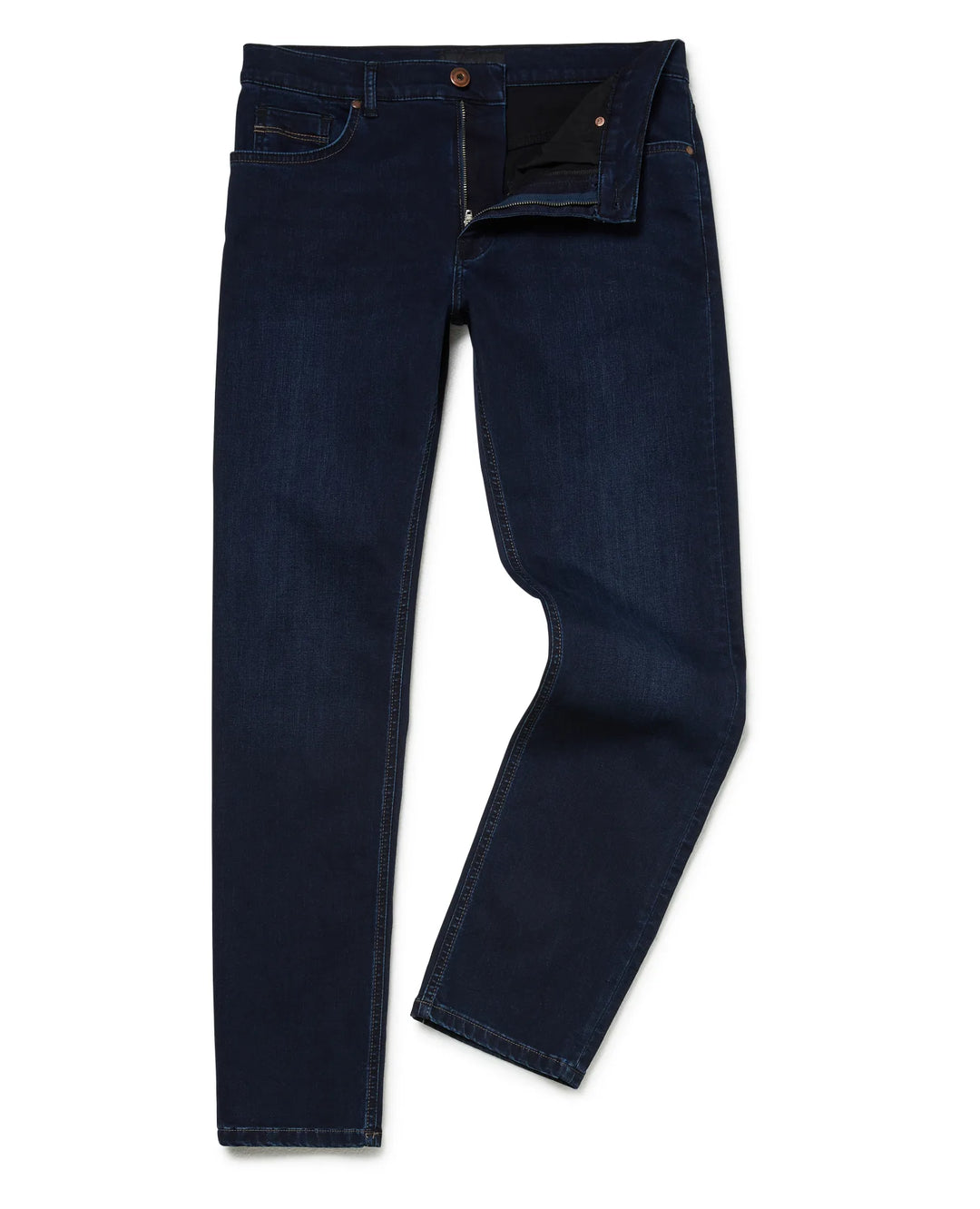 Remus Uomo Rogan Straight Leg Power Stretch Jean Navy