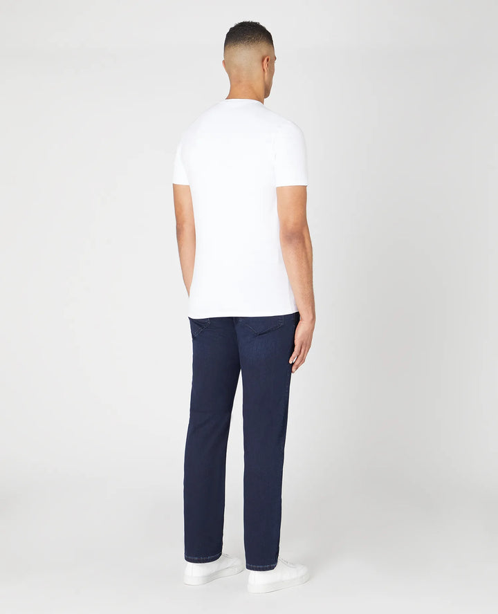 Remus Uomo Rogan Straight Leg Power Stretch Jean Navy