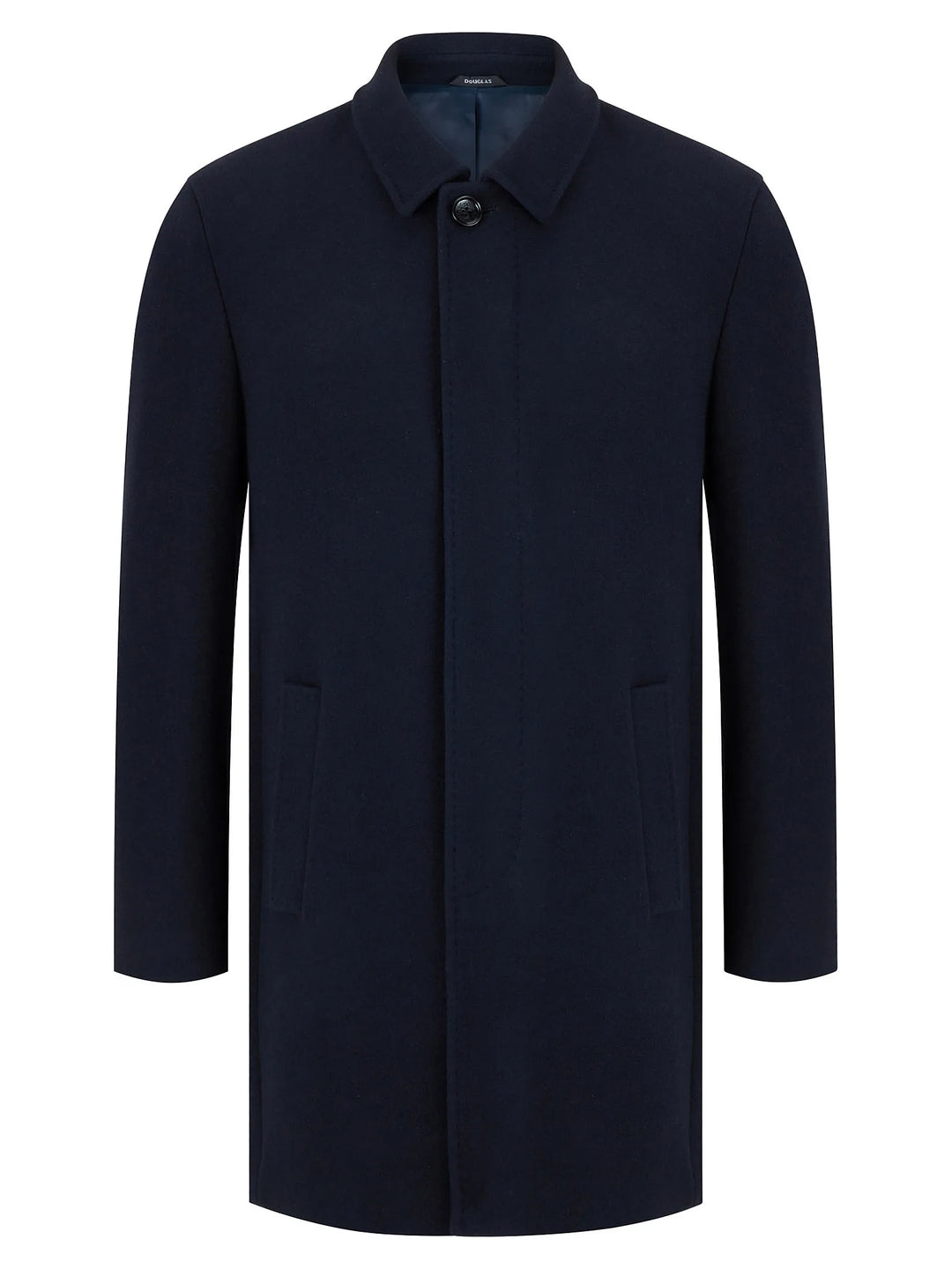Douglas Hemsworth Tailored Coat Navy