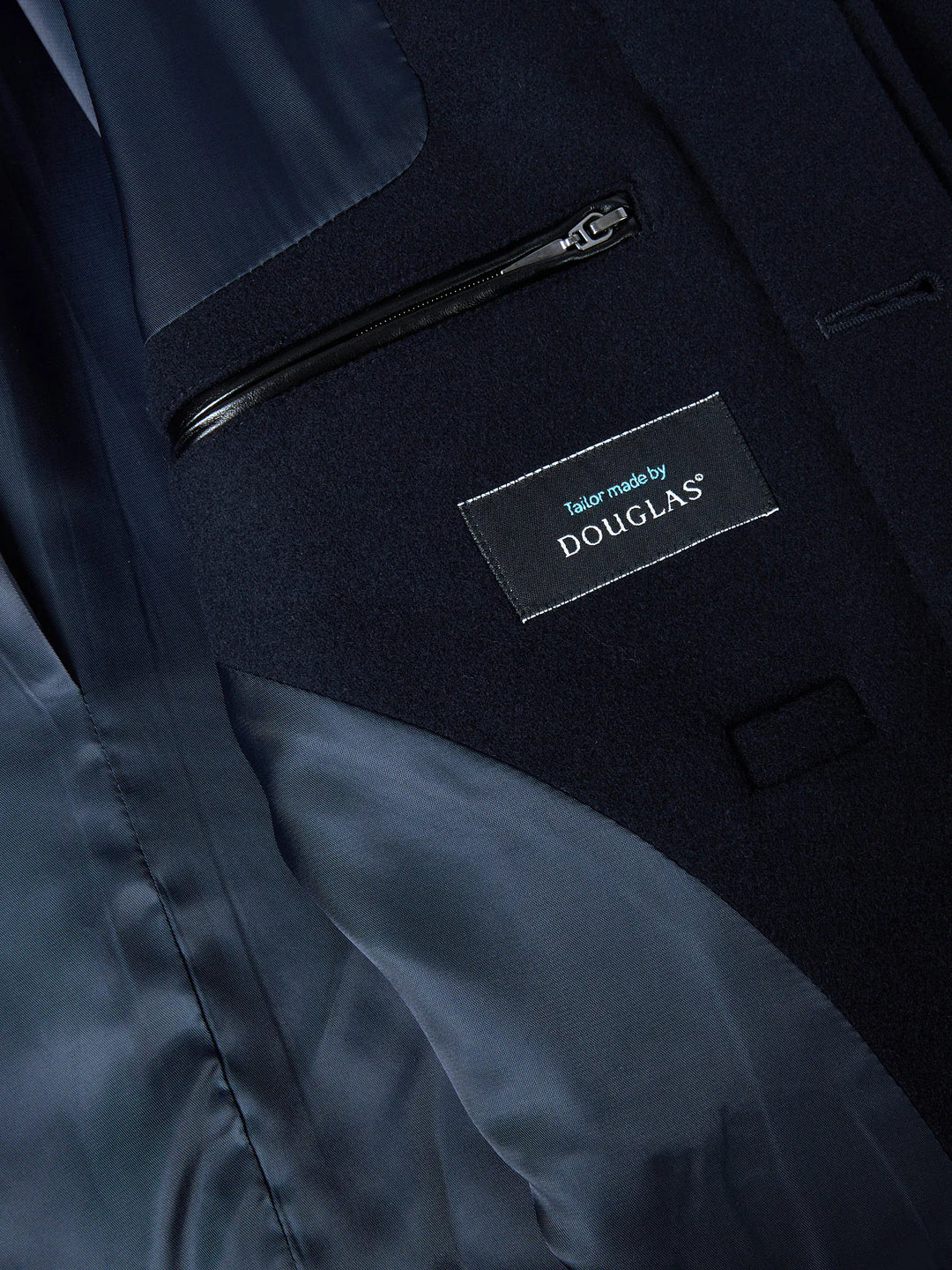 Douglas Hemsworth Tailored Coat Navy