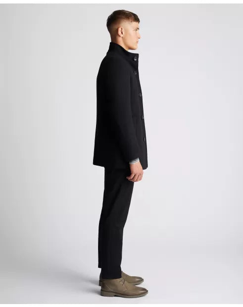 Remus Uomo Jonah Tailored Coat Black
