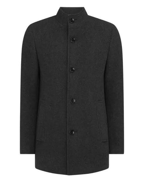 Remus Uomo Jonah Tailored Coat Charcoal Grey