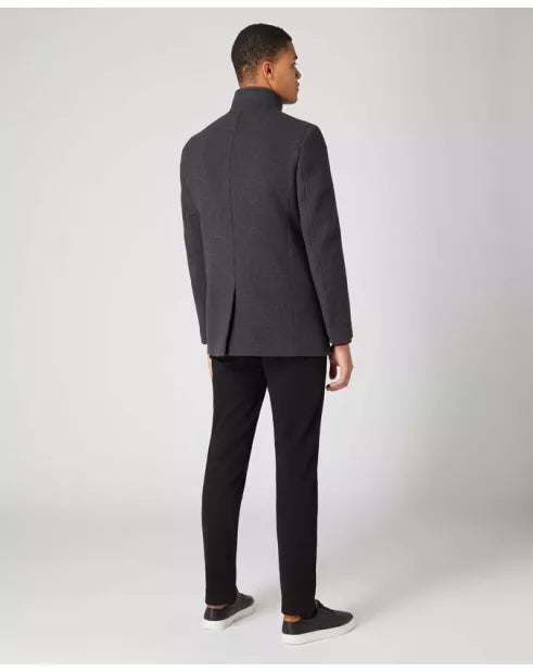 Remus Uomo Jonah Tailored Coat Charcoal Grey