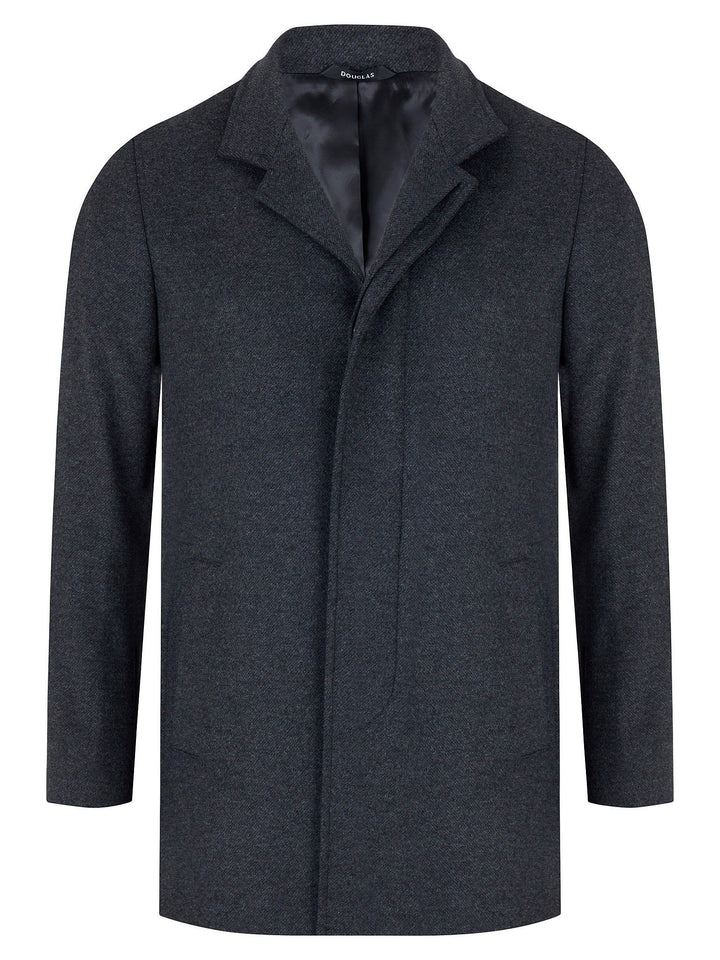 Douglas Garrison Wool Coat Charcoal