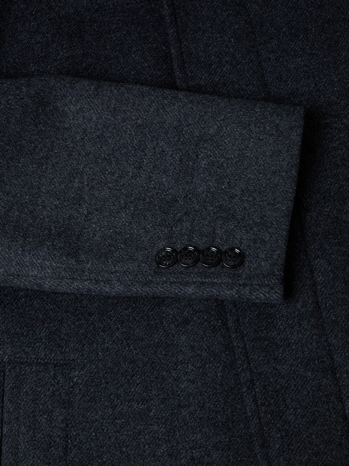 Douglas Garrison Wool Coat Charcoal