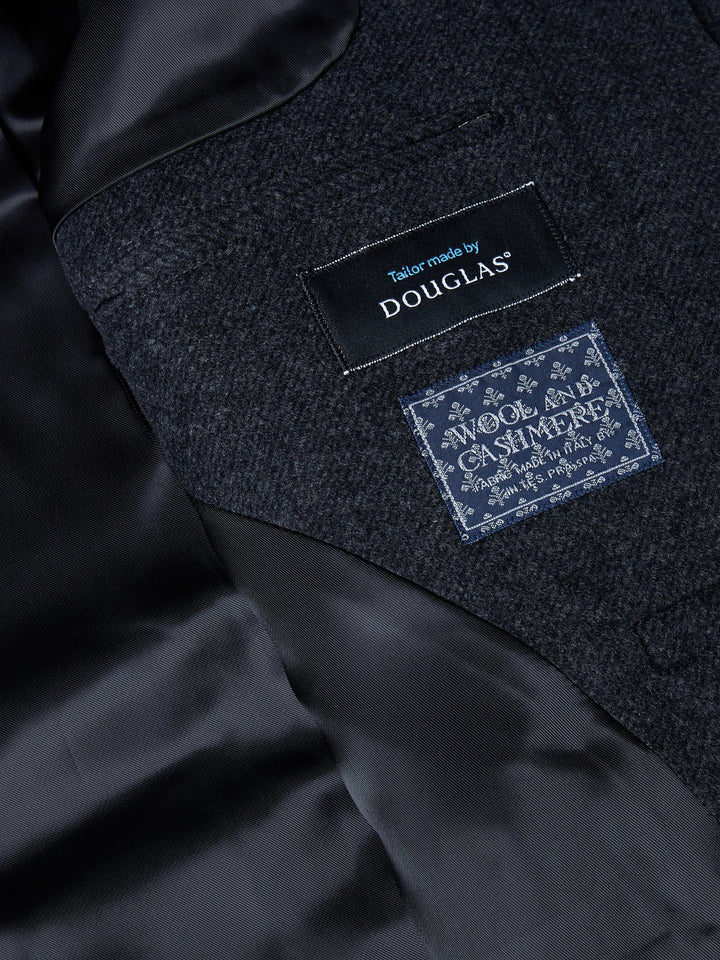 Douglas Garrison Wool Coat Charcoal