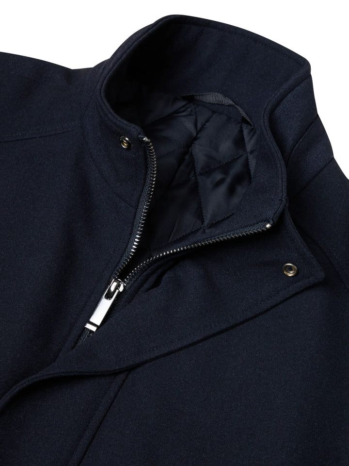 Daniel Grahame Barrett Tailored Coat Navy