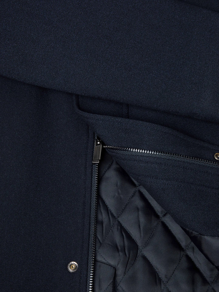 Daniel Grahame Barrett Tailored Coat Navy