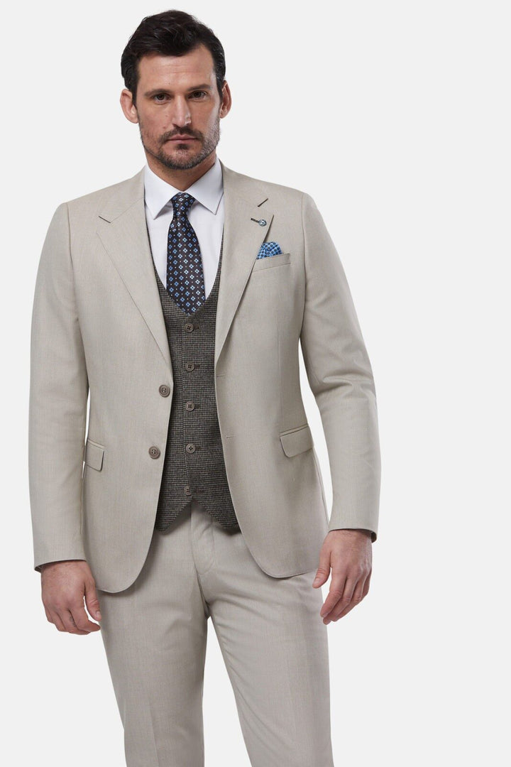 Benetti London Sand 3 Piece Suit (Copy) image 3