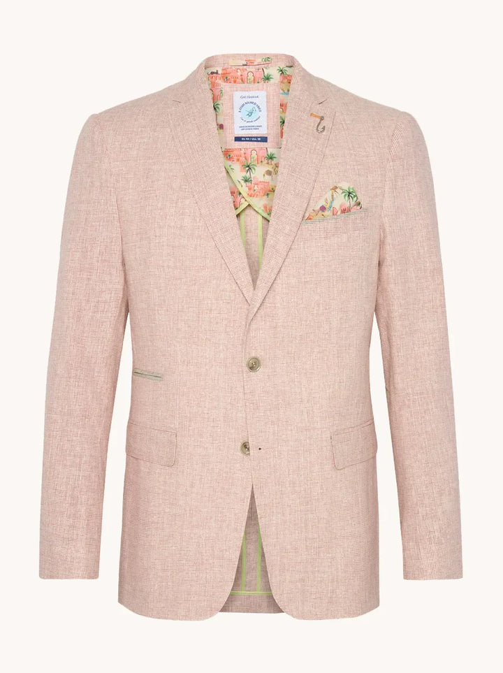 A Fish Named Fred Blazer Small Check Rose Pink image 0