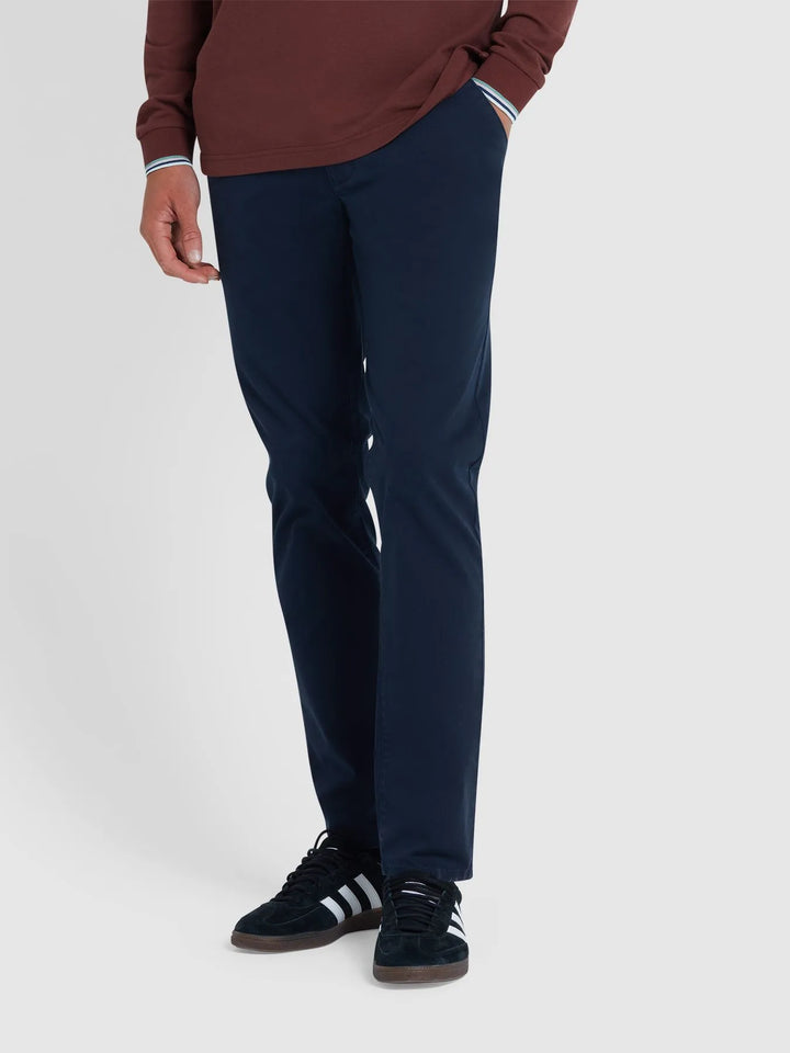Farah Elm Slim Twill Chino Navy