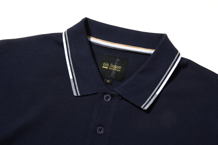 6th Sense Astonish Polo Shirt Sky Captain