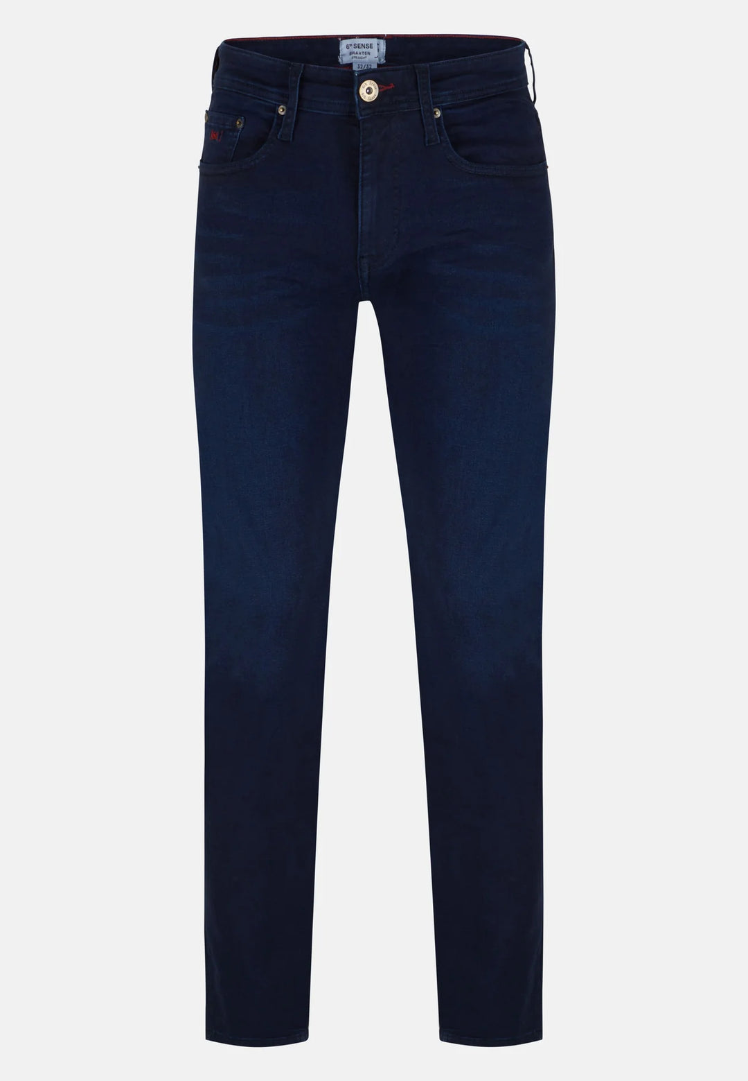 6th Sense Braxten Straight Leg Jeans Stone Wash