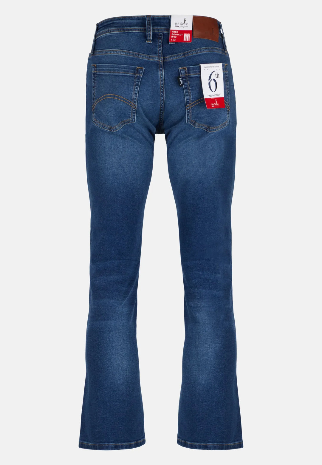 6th Sense Fred Bootcut Jeans Mid Wash