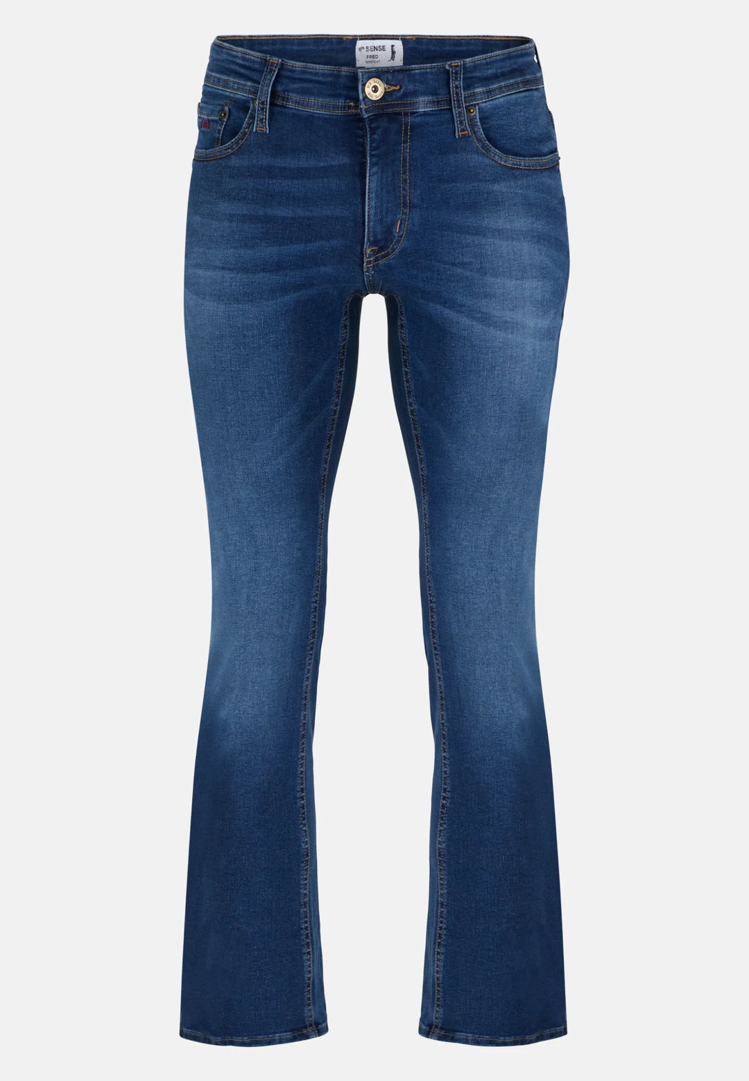 6th Sense Fred Bootcut Jeans Mid Wash