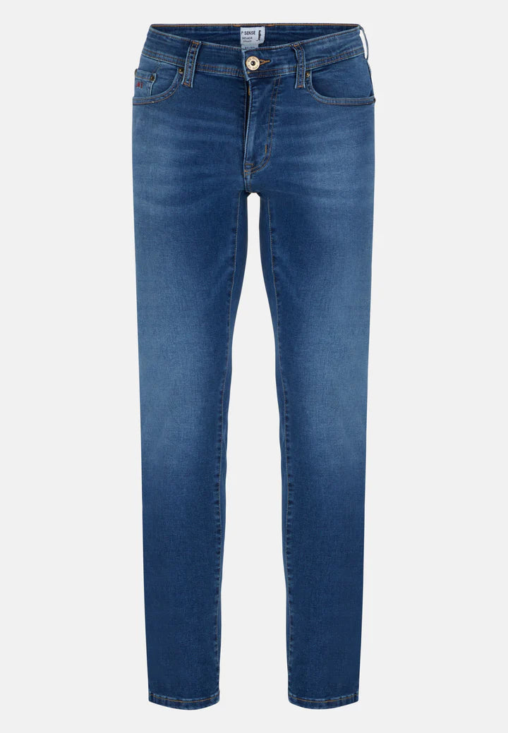 6th Sense Nevada Straight Leg Jeans Light Wash