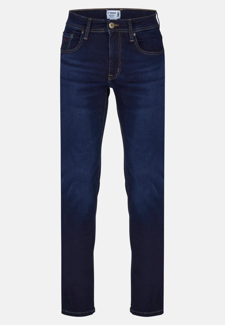 6th Sense Nevada Straight Leg Jeans Prussian Blue