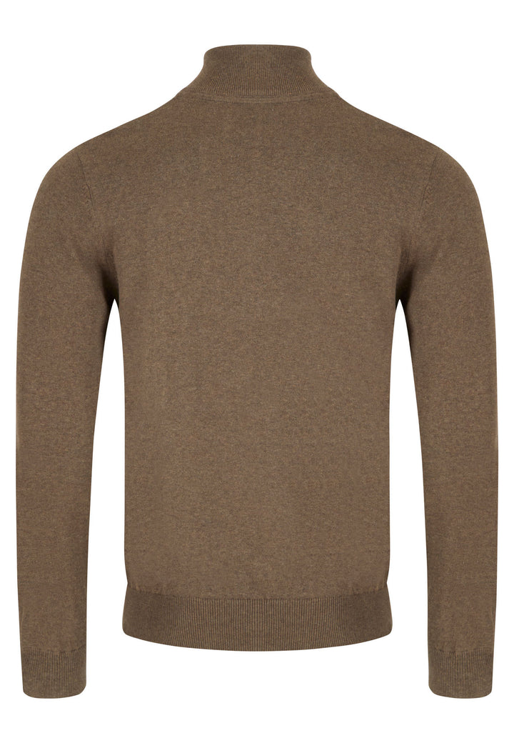 6th Sense Harry 1/4 Zip  Chestnut