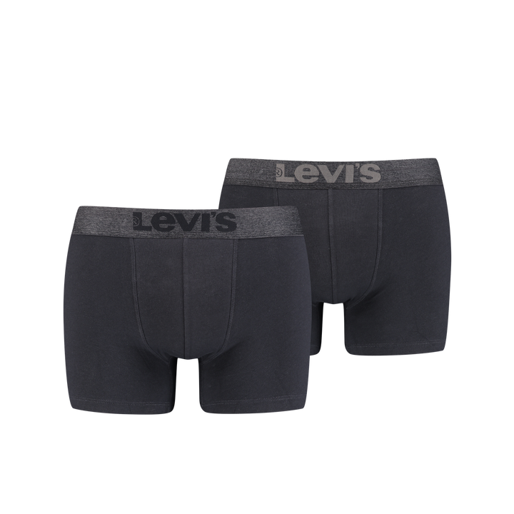 Levi 2 Pack Premium Boxer Brief Black