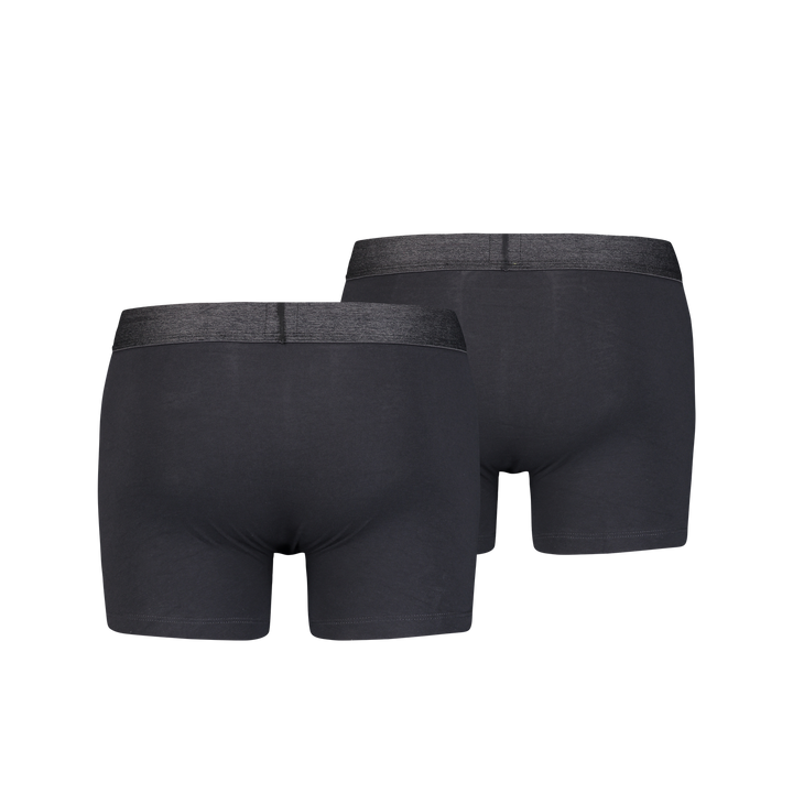 Levi 2 Pack Premium Boxer Brief Black