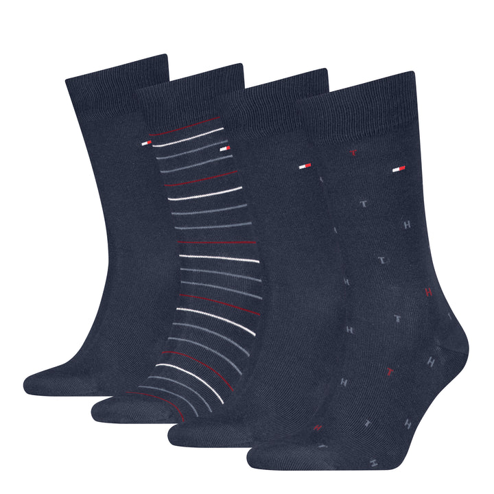 Tommy Hilfiger 4 Pack Sock Giftbox Navy