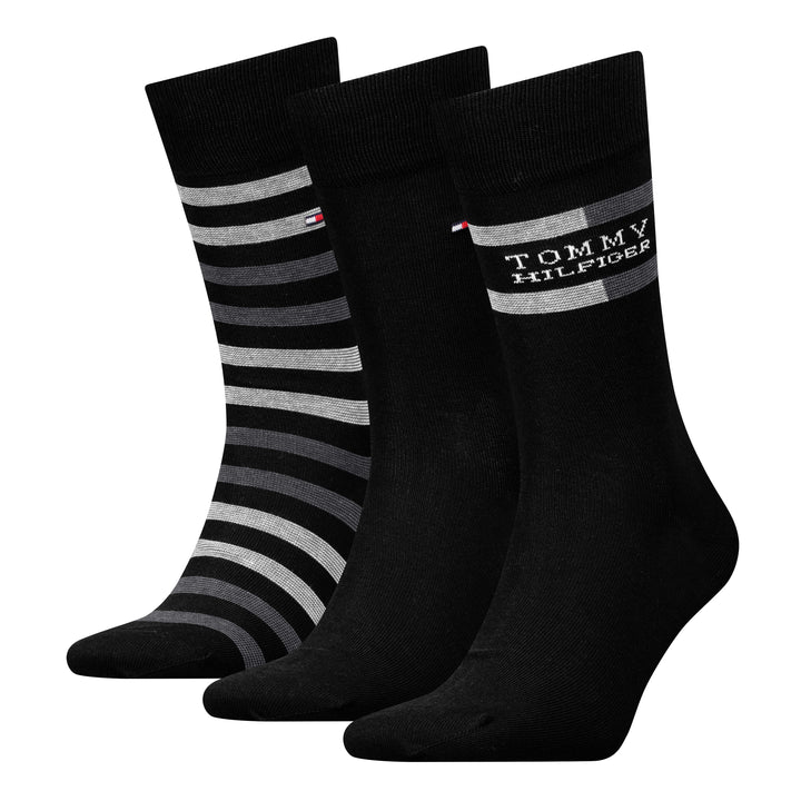 Tommy Hilfiger 3 Pack Sock  Giftbox Black