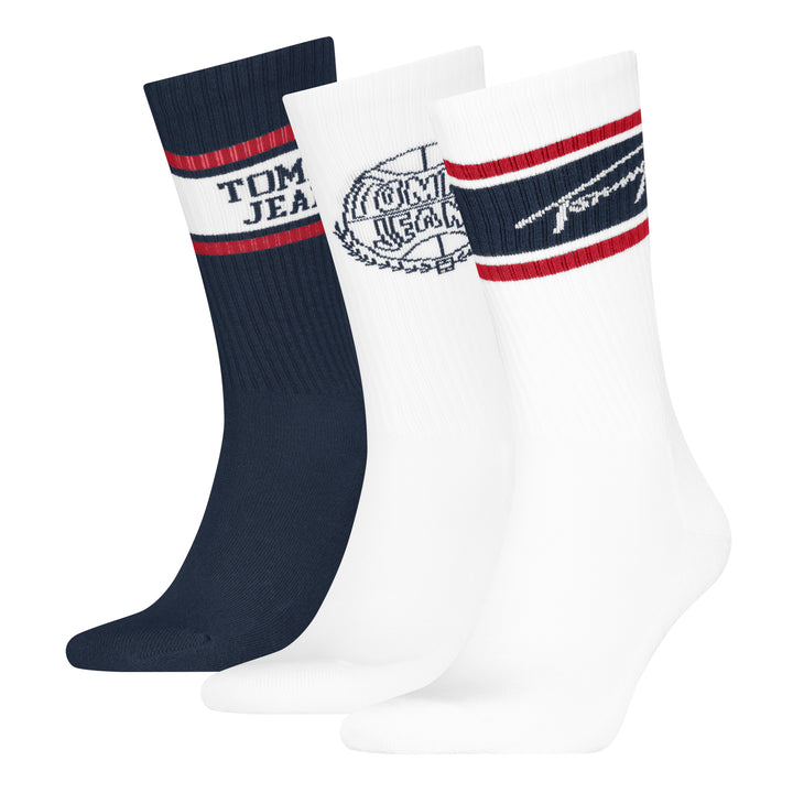 Tommy Hilfiger 3 Pack Sock College Giftbox White